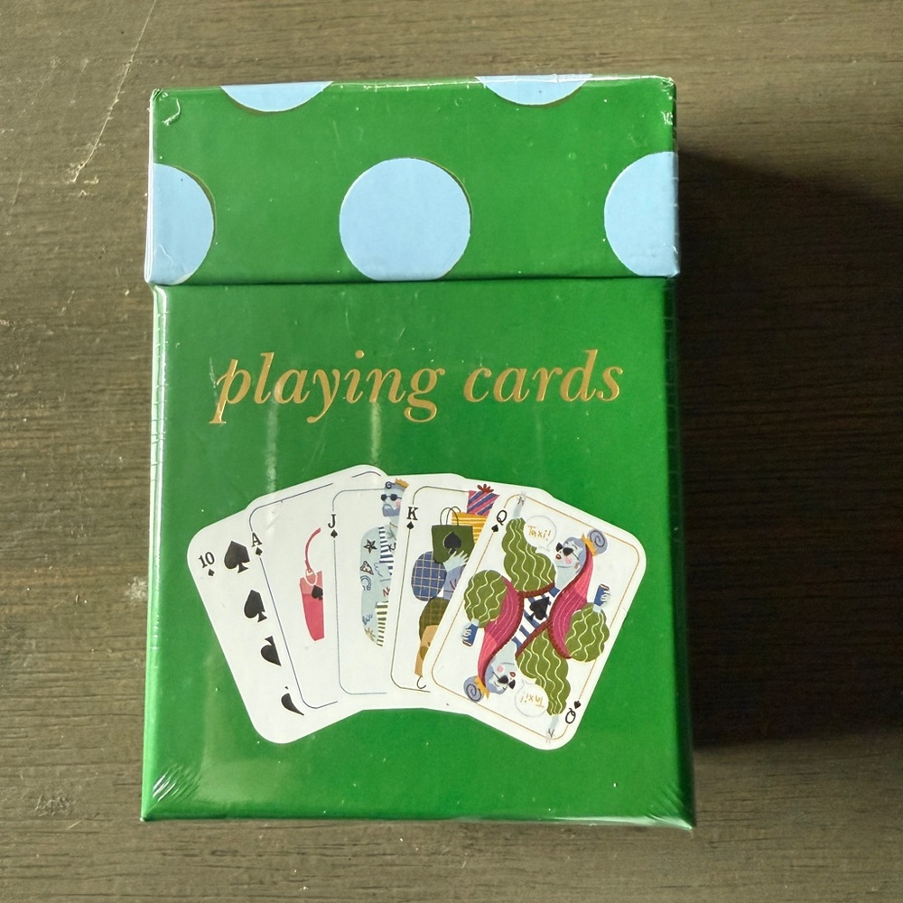Kate Spade / Target Waterproof Playing Cards - sealed box